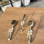 3’Lü Kelebek Gold Maşa*PNC201