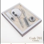 LUXURY GRUP 701 GÜMÜŞ- Ayna Tarak Seti