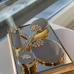 Hayat Ağacı Ayna Tarak *Gold