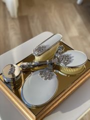 Hayat Ağacı Ayna Tarak *Beyaz - Görsel 2