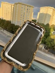 Şeritli Baton Sunumluk* Gümüş