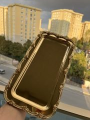 Şeritli Baton Sunumluk* Gold - Görsel 2