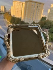 Üzüm Dekorlu Luxury Tepsi - Görsel 2