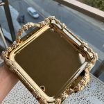 Üzüm Dekorlu Luxury Tepsi