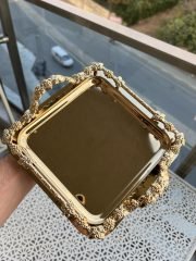 Üzüm Dekorlu Luxury Tepsi