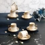 Kabartmalı fincan takımı 6 Kişilik** POR-102172)